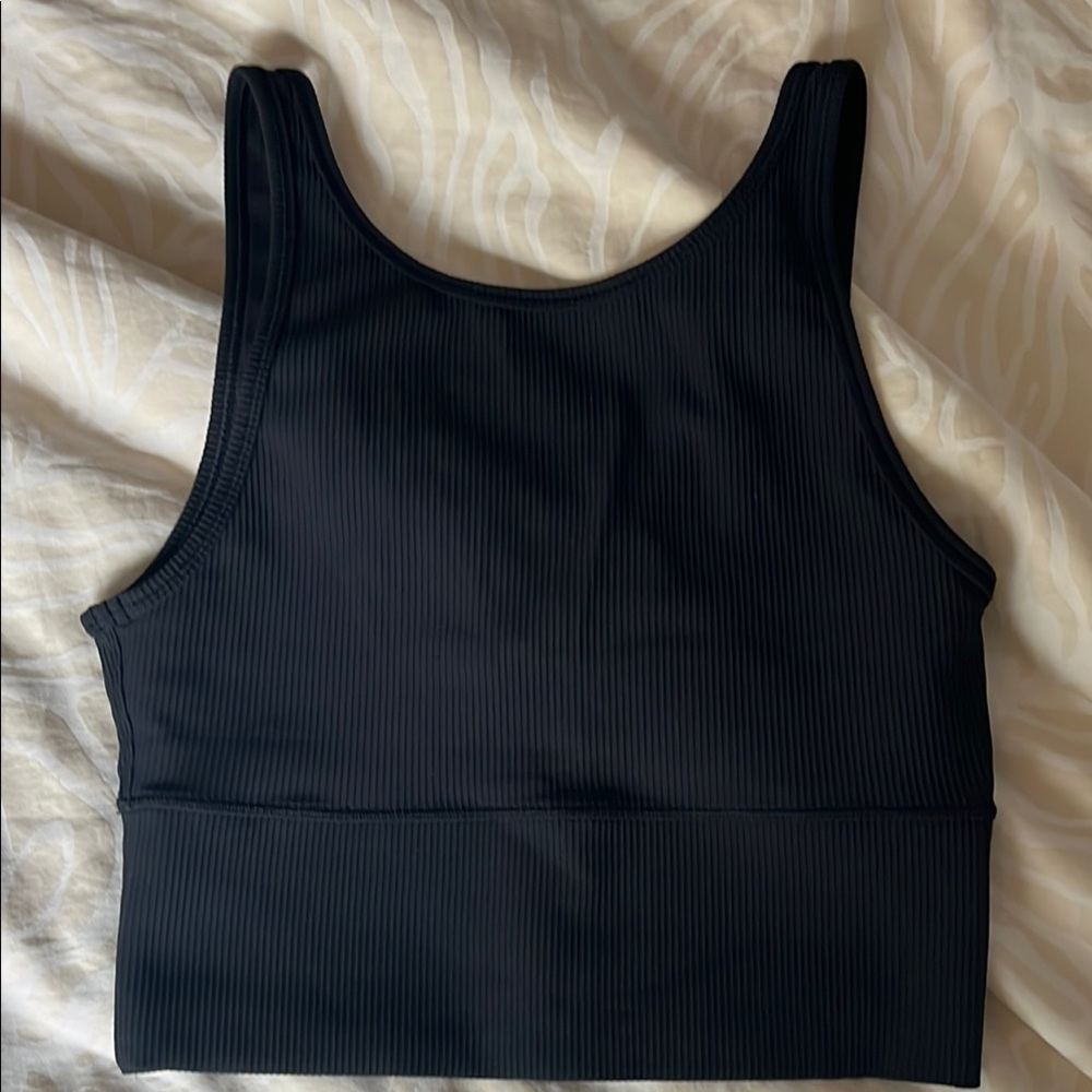 Lululemon Reversible Ribbed Cropped Tank Top